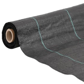 vidaXL Unkrautvlies Schwarz 4x50 m PP