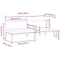 vidaXL Garten-Mittelsofas aus Paletten mit Kissen 2 Stk. Akazienholz vidaXL Garten-Mittelsofas aus Paletten mit Kissen 2 Stk. Akazienholz