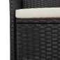 vidaXL 9-tlg. Garten-Essgruppe mit Kissen Schwarz Poly Rattan vidaXL 9-tlg. Garten-Essgruppe mit Kissen Schwarz Poly Rattan