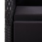 vidaXL 11-tlg. Garten-Essgruppe mit Kissen Schwarz Poly Rattan vidaXL 11-tlg. Garten-Essgruppe mit Kissen Schwarz Poly Rattan