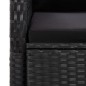 vidaXL 7-tlg. Garten-Essgruppe mit Kissen Schwarz Poly Rattan vidaXL 7-tlg. Garten-Essgruppe mit Kissen Schwarz Poly Rattan