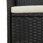 vidaXL 11-tlg. Garten-Essgruppe mit Kissen Schwarz Poly Rattan vidaXL 11-tlg. Garten-Essgruppe mit Kissen Schwarz Poly Rattan