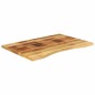 vidaXL Schreibtischplatte mit Aussparung 80x60x2,5 cm Massivholz Mango vidaXL Schreibtischplatte mit Aussparung 80x60x2,5 cm Massivholz Mango