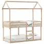 vidaXL Etagenbett ohne Matratze 90x200 cm Massivholz Kiefer vidaXL Etagenbett ohne Matratze 90x200 cm Massivholz Kiefer