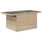 vidaXL 9-tlg. Garten-Sofagarnitur mit Kissen Beige Poly Rattan vidaXL 9-tlg. Garten-Sofagarnitur mit Kissen Beige Poly Rattan