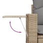 vidaXL 8-tlg. Garten-Sofagarnitur mit Kissen Beige Poly Rattan vidaXL 8-tlg. Garten-Sofagarnitur mit Kissen Beige Poly Rattan