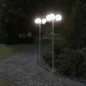 vidaXL Wegeleuchten 2 Stk. Silbern 215 cm Edelstahl vidaXL Wegeleuchten 2 Stk. Silbern 215 cm Edelstahl