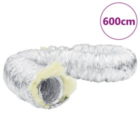 vidaXL Lüftungsschlauch Thermisch Isoliert Aluminium 6 m Ø15 cm