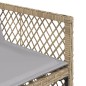 vidaXL Gartenstühle mit Kissen 4 Stk. Beigemischung Poly Rattan vidaXL Gartenstühle mit Kissen 4 Stk. Beigemischung Poly Rattan