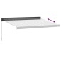vidaXL Markise Einziehbar Anthrazit & Weiß 3,5x2,5 m Stoff & Aluminium vidaXL Markise Einziehbar Anthrazit & Weiß 3,5x2,5 m Stoff & Aluminium