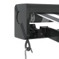 vidaXL Markise Einziehbar Anthrazit & Weiß 3,5x2,5 m Stoff & Aluminium vidaXL Markise Einziehbar Anthrazit & Weiß 3,5x2,5 m Stoff & Aluminium