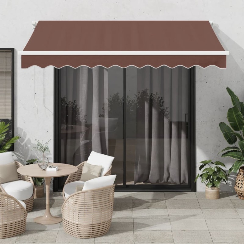vidaXL Markise Manuell Braun 300x250 cm vidaXL Markise Manuell Braun 300x250 cm