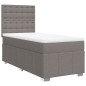 vidaXL Boxspringbett mit Matratze Taupe 90x200 cm Stoff vidaXL Boxspringbett mit Matratze Taupe 90x200 cm Stoff