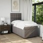 vidaXL Boxspringbett mit Matratze Taupe 90x200 cm Stoff vidaXL Boxspringbett mit Matratze Taupe 90x200 cm Stoff
