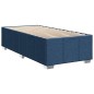vidaXL Boxspringbett mit Matratze Blau 90x200 cm Stoff vidaXL Boxspringbett mit Matratze Blau 90x200 cm Stoff