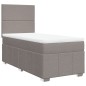 vidaXL Boxspringbett mit Matratze Taupe 90x200 cm Stoff vidaXL Boxspringbett mit Matratze Taupe 90x200 cm Stoff