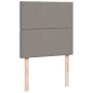 vidaXL Boxspringbett mit Matratze Taupe 90x200 cm Stoff vidaXL Boxspringbett mit Matratze Taupe 90x200 cm Stoff