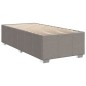 vidaXL Boxspringbett mit Matratze Taupe 90x200 cm Stoff vidaXL Boxspringbett mit Matratze Taupe 90x200 cm Stoff