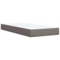 vidaXL Boxspringbett mit Matratze Taupe 90x200 cm Stoff vidaXL Boxspringbett mit Matratze Taupe 90x200 cm Stoff