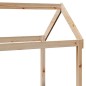 vidaXL Tagesbett mit Dach 90x190 cm Massivholz Kiefer vidaXL Tagesbett mit Dach 90x190 cm Massivholz Kiefer