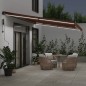 vidaXL Markise Automatisch mit LEDs Braun 600x350 cm vidaXL Markise Automatisch mit LEDs Braun 600x350 cm