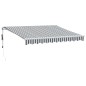 vidaXL Markise Automatisch mit LED Anthrazit & Weiß 300x250 cm vidaXL Markise Automatisch mit LED Anthrazit & Weiß 300x250 cm