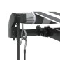 vidaXL Markise Automatisch mit LEDs Anthrazit & Weiß 350x250 cm vidaXL Markise Automatisch mit LEDs Anthrazit & Weiß 350x250 cm