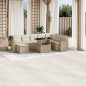 vidaXL 9-tlg. Garten-Sofagarnitur mit Kissen Beige Poly Rattan vidaXL 9-tlg. Garten-Sofagarnitur mit Kissen Beige Poly Rattan