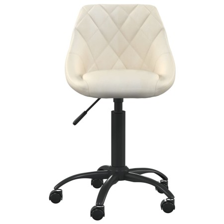 vidaXL Bürostuhl Creme Samt