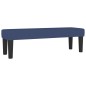 vidaXL Boxspringbett mit Matratze Blau 140x200 cm Stoff vidaXL Boxspringbett mit Matratze Blau 140x200 cm Stoff