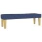 vidaXL Boxspringbett mit Matratze Blau 180x200 cm Stoff vidaXL Boxspringbett mit Matratze Blau 180x200 cm Stoff