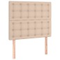 vidaXL Boxspringbett Matratze Cappuccino-Braun 120x200cm Kunstleder vidaXL Boxspringbett Matratze Cappuccino-Braun 120x200cm Kunstleder
