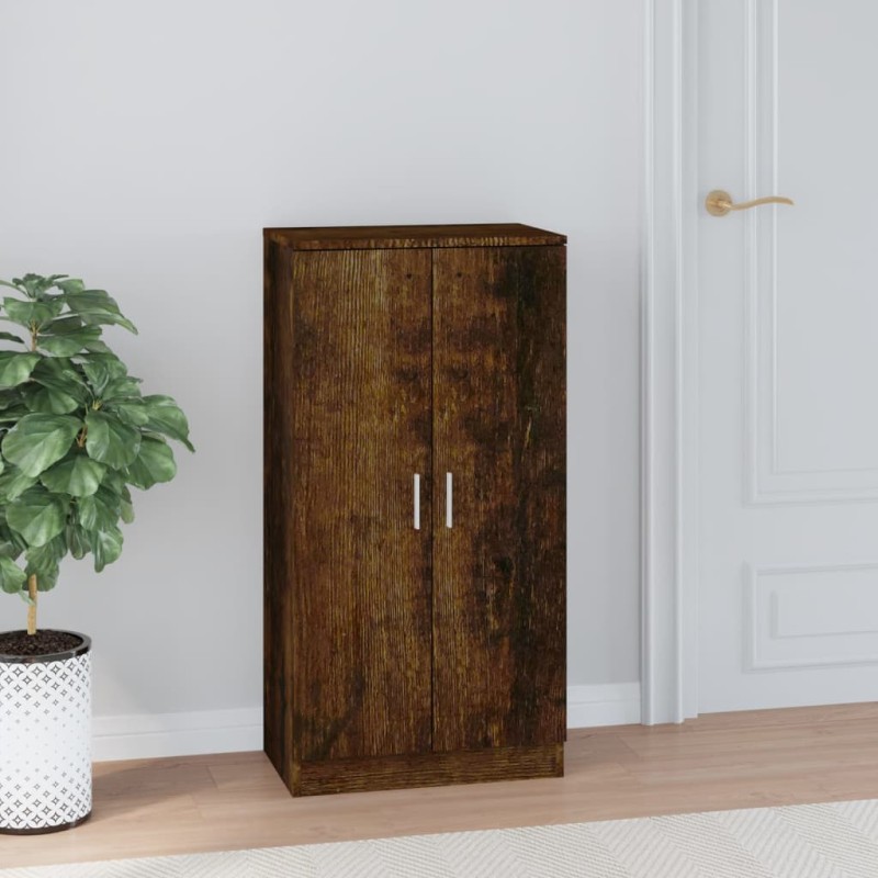 vidaXL Schuhschrank Räuchereiche 55x35x108 cm Holzwerkstoff vidaXL Schuhschrank Räuchereiche 55x35x108 cm Holzwerkstoff