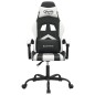vidaXL Gaming-Stuhl Schwarz und Weiß Kunstleder vidaXL Gaming-Stuhl Schwarz und Weiß Kunstleder