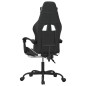 vidaXL Gaming-Stuhl mit Fußstütze Schwarz und Weiß Kunstleder vidaXL Gaming-Stuhl mit Fußstütze Schwarz und Weiß Kunstleder