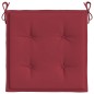 vidaXL Gartenstuhl-Kissen 6 Stk. Weinrot 40x40x3 cm Oxford-Gewebe vidaXL Gartenstuhl-Kissen 6 Stk. Weinrot 40x40x3 cm Oxford-Gewebe