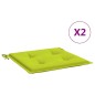 vidaXL Gartenstuhl-Kissen 2 Stk. Knallgrün 50x50x3 cm Oxford-Gewebe vidaXL Gartenstuhl-Kissen 2 Stk. Knallgrün 50x50x3 cm Oxford-Gewebe