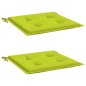 vidaXL Gartenstuhl-Kissen 2 Stk. Knallgrün 50x50x3 cm Oxford-Gewebe vidaXL Gartenstuhl-Kissen 2 Stk. Knallgrün 50x50x3 cm Oxford-Gewebe