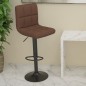 vidaXL Barhocker Braun Stoff vidaXL Barhocker Braun Stoff