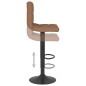 vidaXL Barhocker Braun Stoff vidaXL Barhocker Braun Stoff