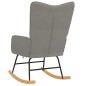 vidaXL Schaukelstuhl Taupe Stoff vidaXL Schaukelstuhl Taupe Stoff
