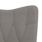 vidaXL Schaukelstuhl Taupe Stoff vidaXL Schaukelstuhl Taupe Stoff
