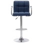 vidaXL Barhocker Blau Stoff vidaXL Barhocker Blau Stoff