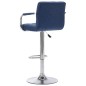vidaXL Barhocker Blau Stoff vidaXL Barhocker Blau Stoff