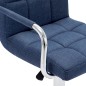 vidaXL Barhocker Blau Stoff vidaXL Barhocker Blau Stoff