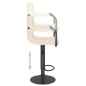 vidaXL Barhocker 2 Stk. Creme Stoff vidaXL Barhocker 2 Stk. Creme Stoff