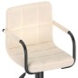 vidaXL Barhocker 2 Stk. Creme Stoff vidaXL Barhocker 2 Stk. Creme Stoff