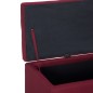 vidaXL Bank mit Staufach 116 cm Weinrot Polyester vidaXL Bank mit Staufach 116 cm Weinrot Polyester