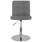 vidaXL Drehbarer Barhocker Hellgrau Stoff vidaXL Drehbarer Barhocker Hellgrau Stoff