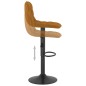 vidaXL Barhocker 2 Stk. Braun Samt vidaXL Barhocker 2 Stk. Braun Samt